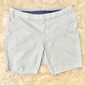 Ballin men’s size 42 blue and white seersucker pa cotton comfort stretch shorts